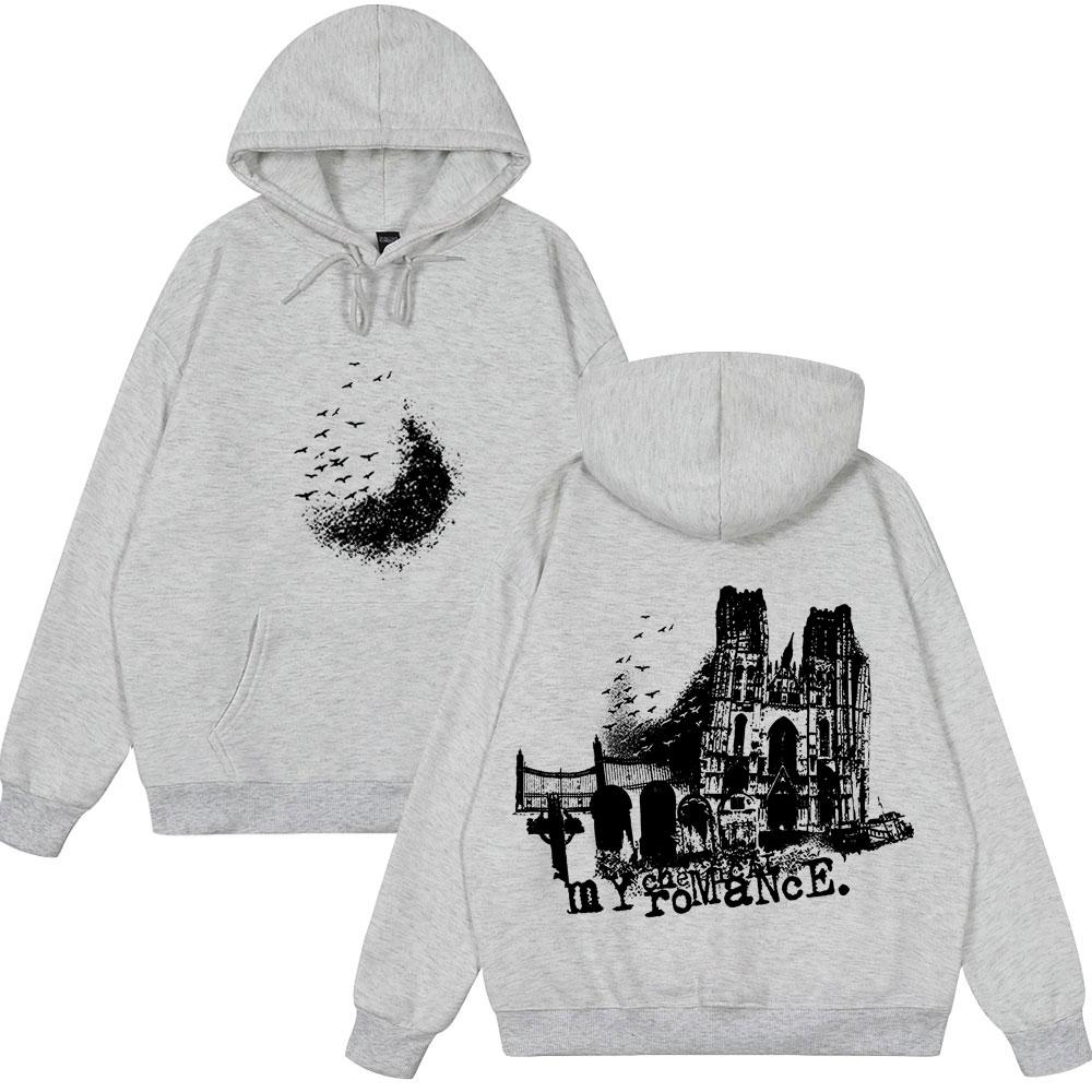 My Chemical Romance Hoody Cemetery Drive The Black Parade Gothic T-shirts Men Women Vintage Oversized T Shirt 2025 Hot Sale Tops