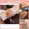 Resin Highend Multilayer Bracelet For Women With Geometric Shapes