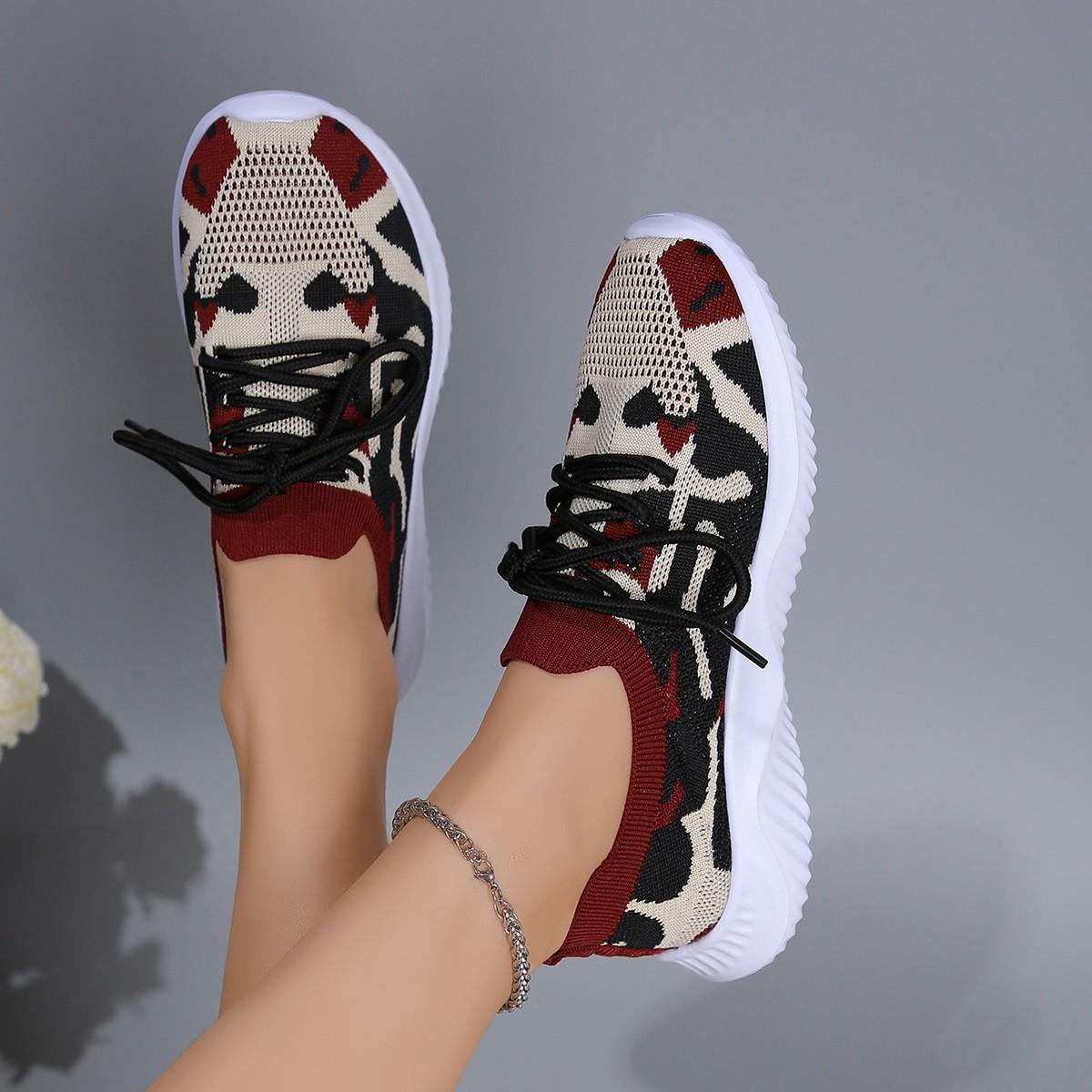 

Модные женские кроссовки Дышащая сетка Удобные лоферы Весна и осень Повседневные кроссовки Модная дизайнерская обувь для женщин 43 чёрный