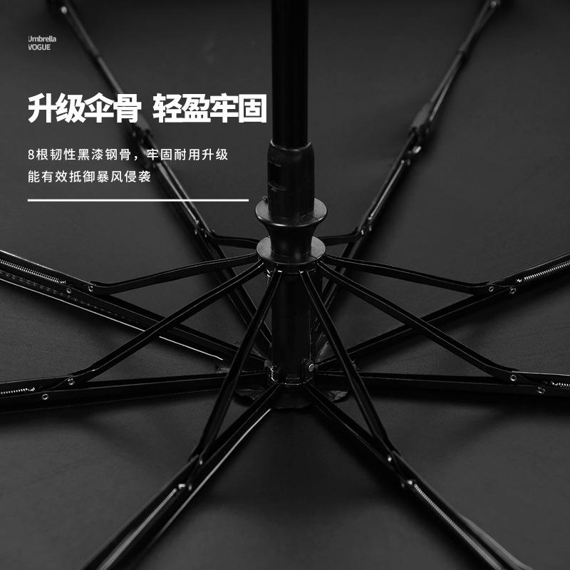 Original retro flower automatic small black umbrella, weather and rain dual-purpose anti-ultraviolet parasol, a large number of