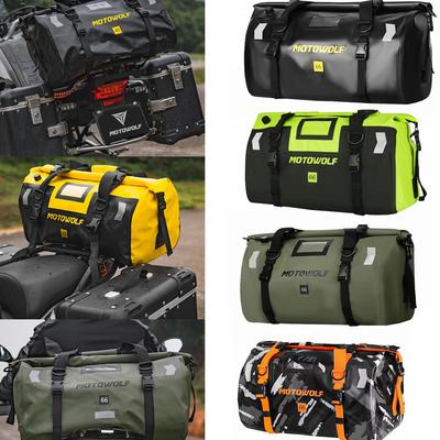 Motorrad Trockentasche Wasserdicht Reflektierend Heck-Duffeltasche Skifahren Reisen Wandern Camping Bootfahren Reiten Angeln Outdoor Gepäck