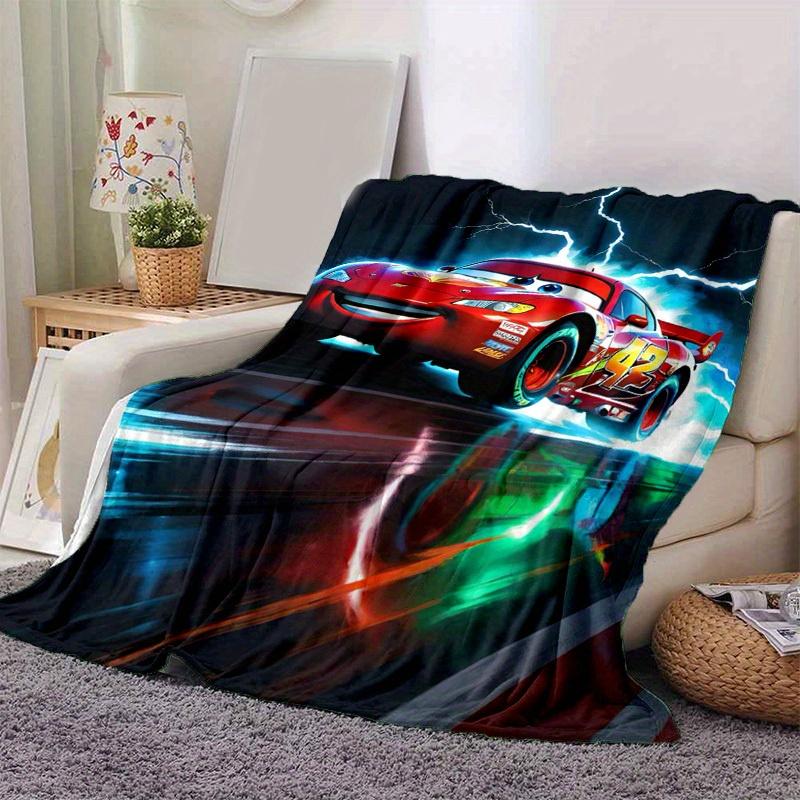 1pc. Lightning McQueen Car Racing Theme Blanket - Home Office Outdoor Gift for All Seasonsz0417208 130cmx150cm