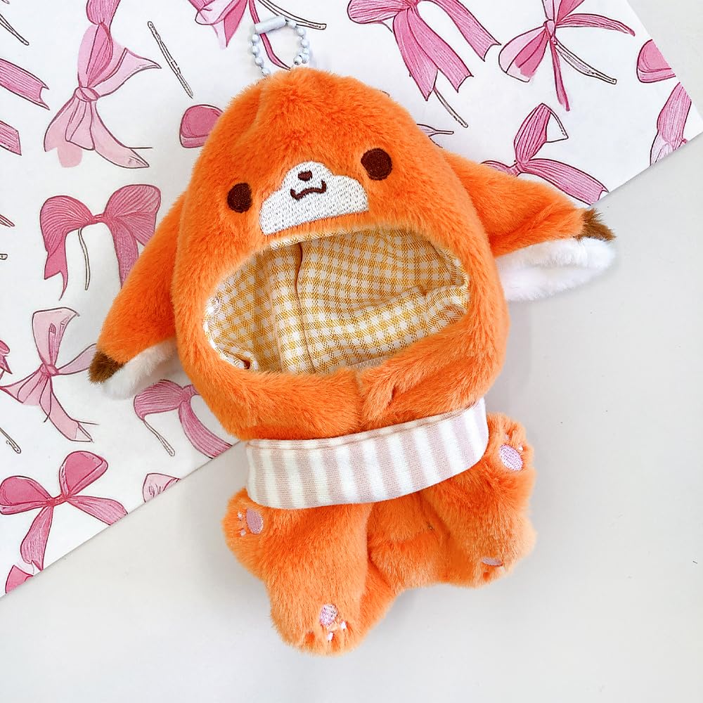 Animal costume with bib for stuffed animals Fox 10cm stuffed animal otaku costume - - size, clothes, costume, accessories, activities, doll, mascot,