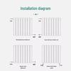 Jinpeiqi Type 6030 Steel Vertical Wall-Mounted Radiator
