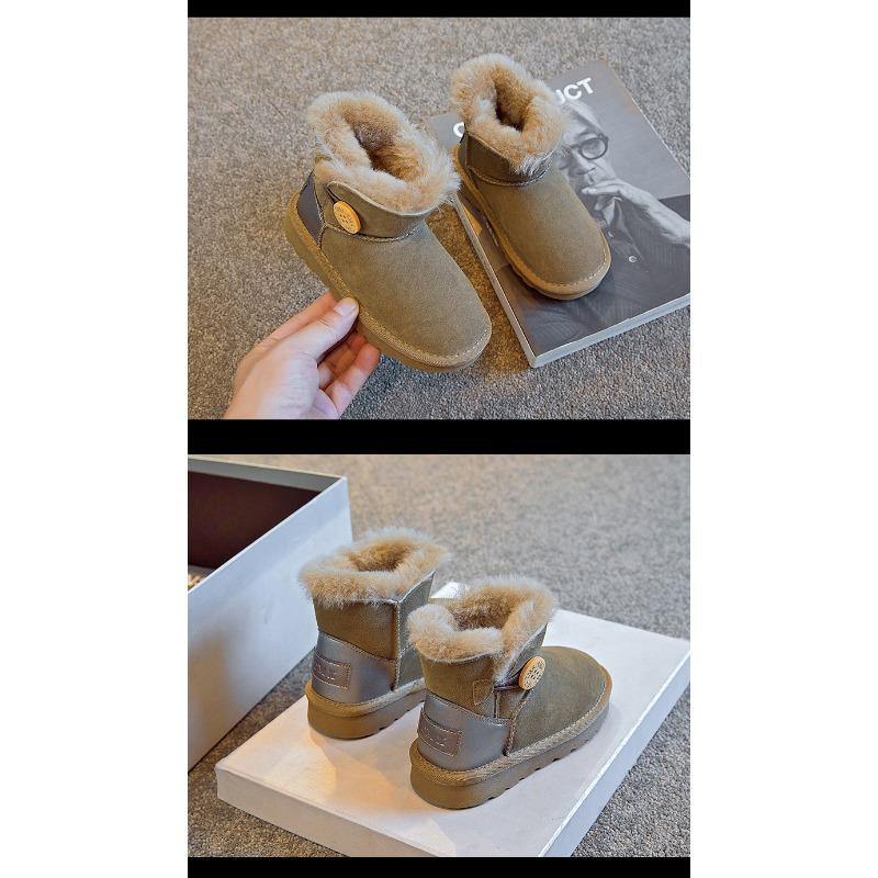 Детские зимние ботинки новые зимние для девочек с мехом — фото 9