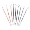 3 Stück/Set Edelstahl Doppelenden Zahnarzt Zähne Reinigen Hygiene Explorer Sonde Haken Sonde Dentalwerkzeuge Produkte
