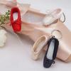 Keychain Pendant Handmade Mini Pointe Shoe Charm Keychain Dance Fans Performers Ballet Accessory Dance Lover Gift
