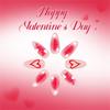 24 PEZZI Unghie Finte Press On in ABS Lucido Lunghezza Media Forma Gocce d'Acqua San Valentino Rosa Cuori con Accenti Dorati Stellati