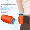 4 Speeds Waist Clip Fan 3 Hours Fast Charging Rechargeable Personal Fan Belt Shirt Fans  Camping