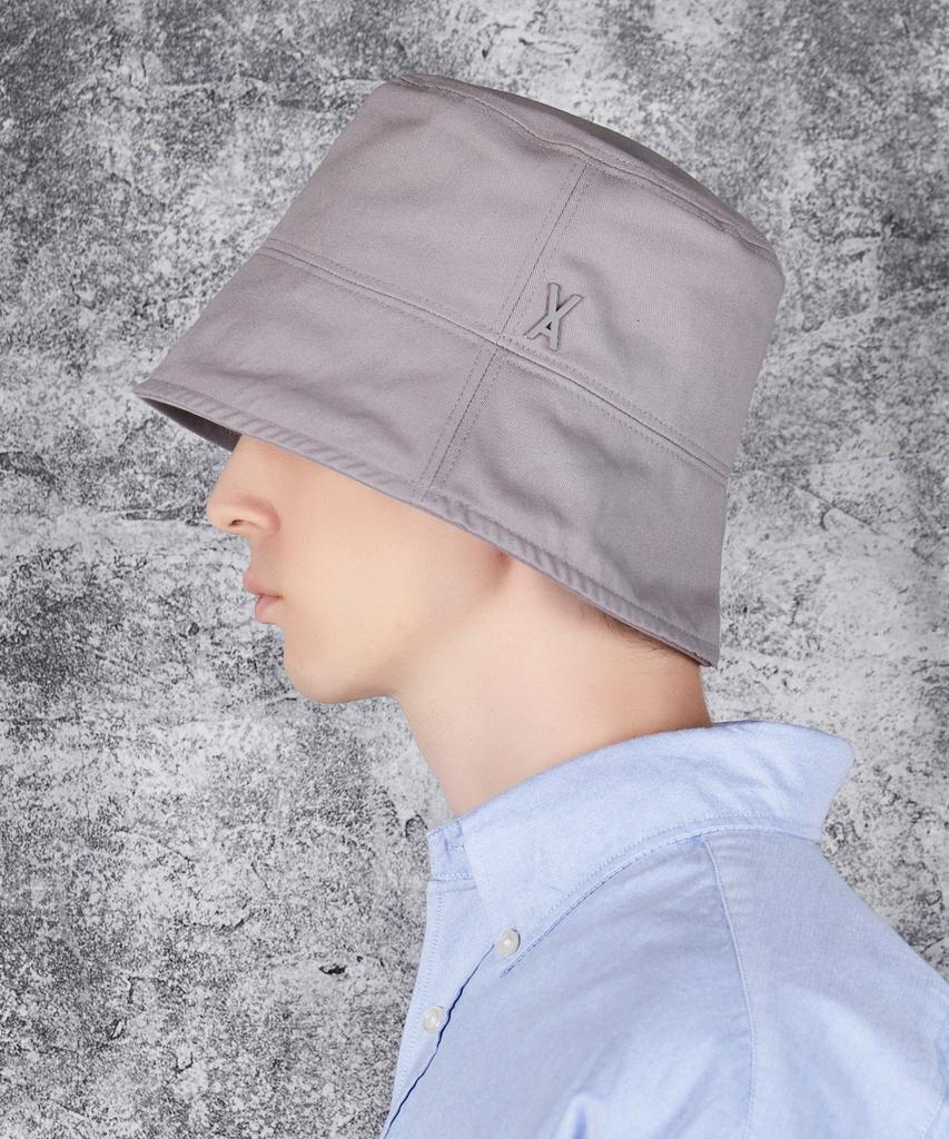 Bajal Studded Drop Oversized Bucket Hat Grey