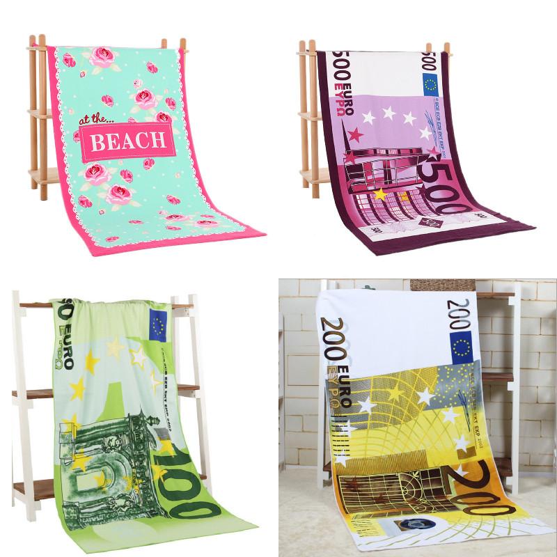 Sports Microfiber Towel Bright Print Highly Absorbent Swimming Travel Supplies