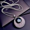 Korean Style Pearl Tassel Necklace: Versatile, Fashionable Long Pendant for Women's Summer Sweaters.