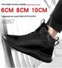 18-89 Men's Height-Boosting High-Top Sneakers - Platform & Lightweight for Autumn/Winter