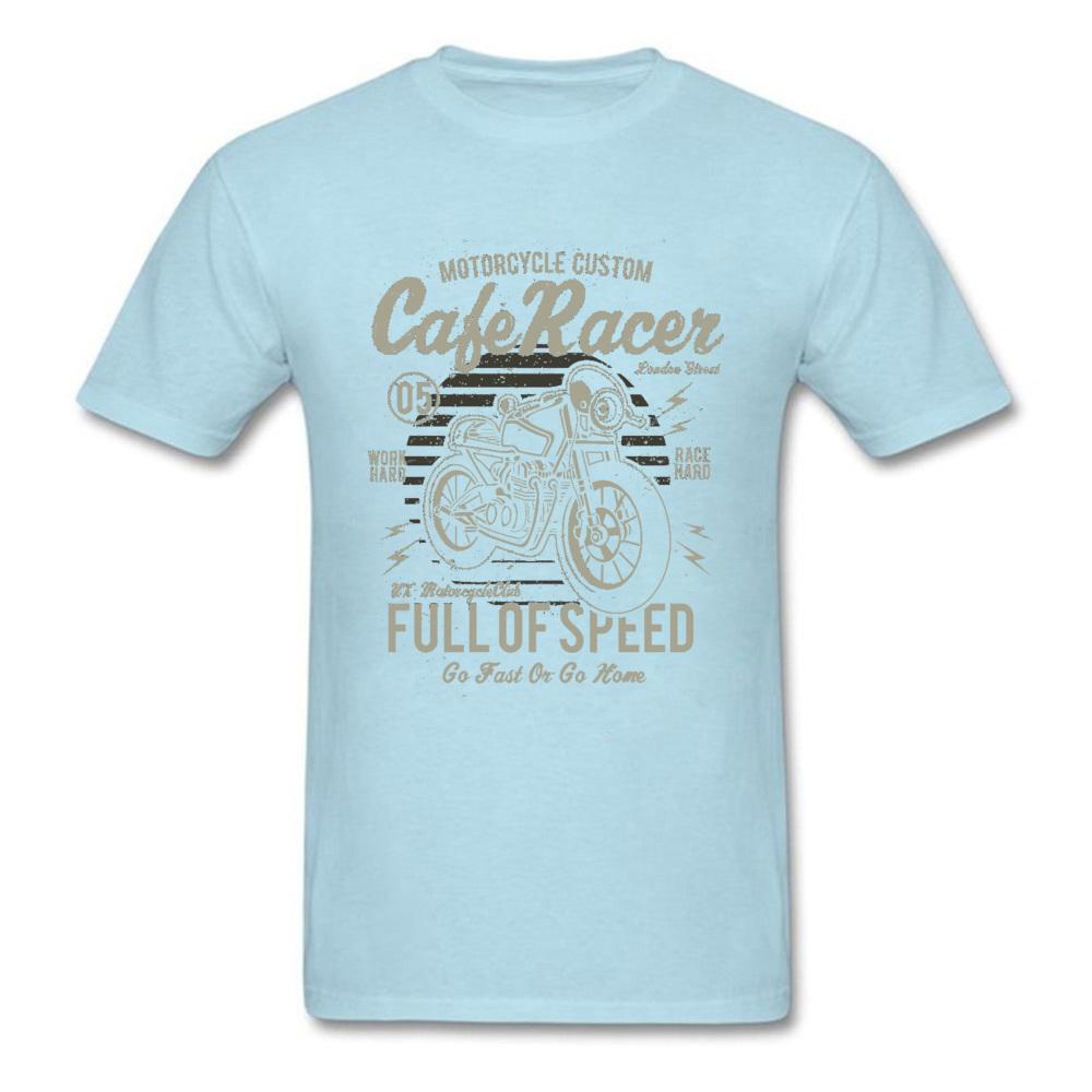 Cafe Racer Voller Geschwindigkeit Vintage Motorrad T-Shirt Retro Motorrad Rennfahrer Auto Spiel Neue T-Shirts Fahrer Biker Cooles T-Shirt Übergröße