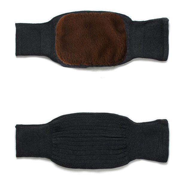 Winter Men's and Women's Warm Knee Pads Double-layer Thick Cashmere Knee Pads Wind and Cold Knee Pads