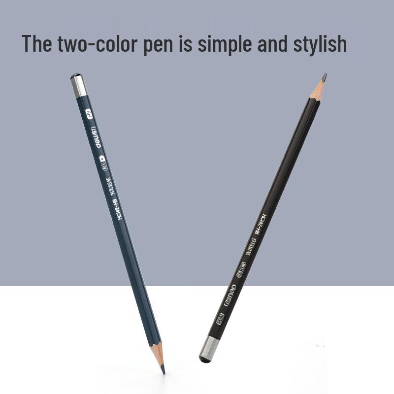 Deli HC143-HB Hexagonal Writing Pencils, HB (30-Pack)