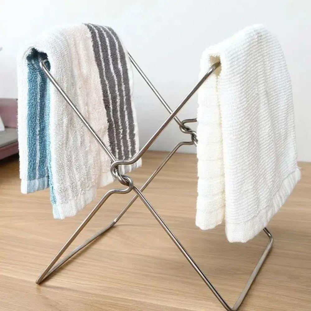 Multifunctional Trash Rack Foldable Trash Bag Holder New Garbage Can
