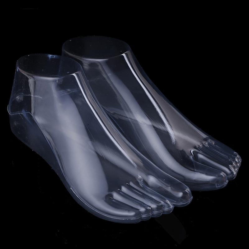 1 pereche de modele de manechin pentru picioare feminine pentru afișaj de șosete de pantofi în stil sandale