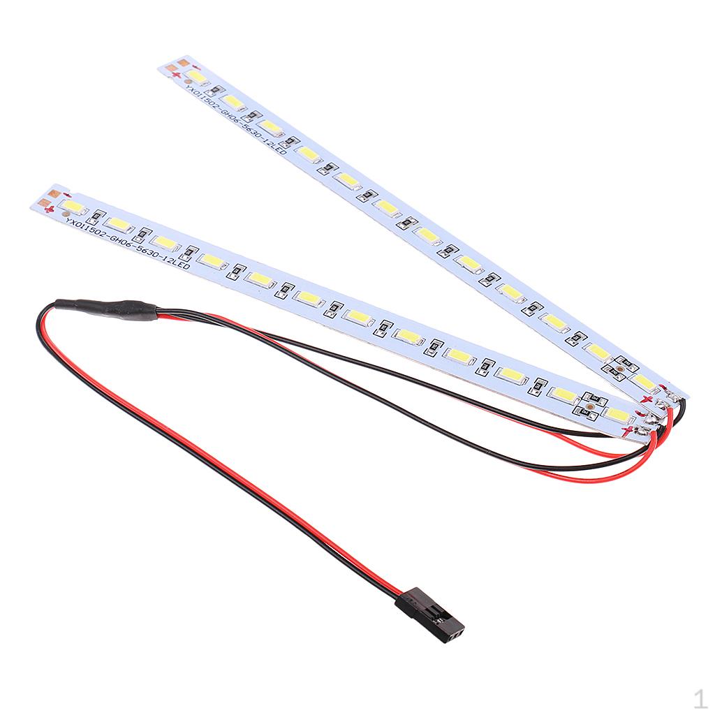 RC LED Chassis Light Lamps :10 1:8 Remote Control Car Crawler Buggy