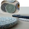 Anti-deformed Woven Tea Coaster Non-slip Cotton Line Table Coffee Woven Cup Pad Kitchen