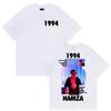 2025 Cool Print HAMZA 1994 Tour Alb Album Hip Hop100 Cotton Men Women Tshirts Daily Outdoor Sports Casual Street Short Sleeves