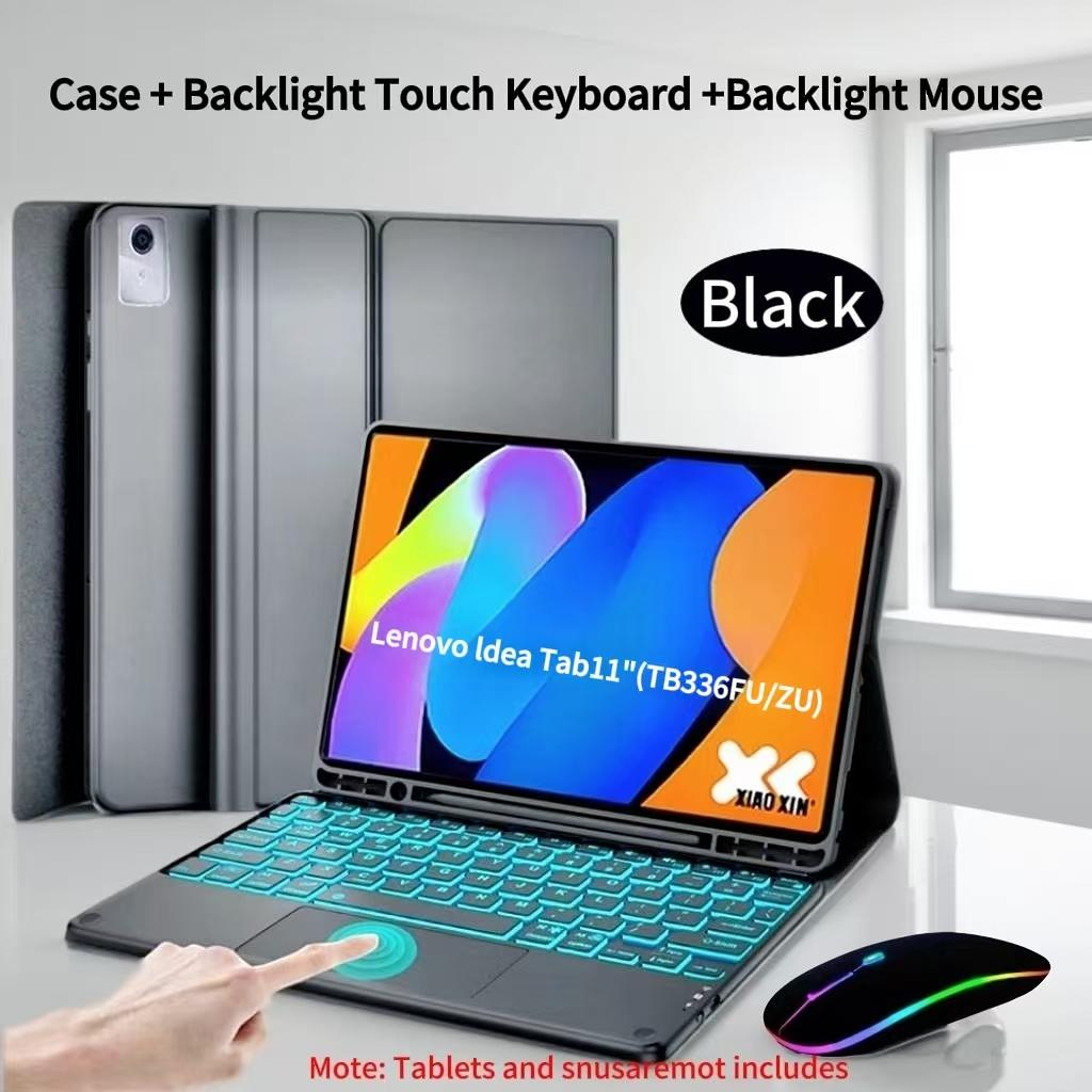 

Чохол для Idea Tab 11-дюймовий TB336FU/ZU, Чохол-клавіатура Bluetooth для Idea Tab 11-дюймовий, Знімна клавіатура Lenovo 11 inch&Spanish