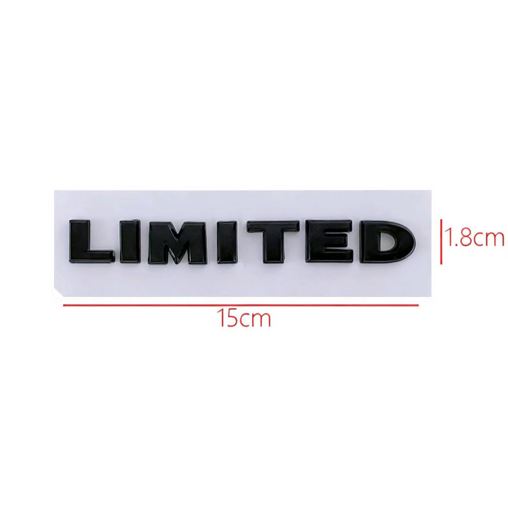 Car Front Rear LIMITED 4X4 Logo Auto Grille Emblem Sticker Accessories For Jeep Renegade Compass Grand Cherokee Wrangler Rubicon
