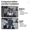 For YAMAHA MT07 FZ07 MT 07 2021 2022 2023 2024 Front Wind Deflector Windscreen Cover Guard Windshield MT-07 With Bracket