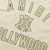 733 Amiri 2025 Summer New Men's and Women's Loose High Quality Cotton Plus Size T-shirt Couple T-Shirt Foam Letter Printing