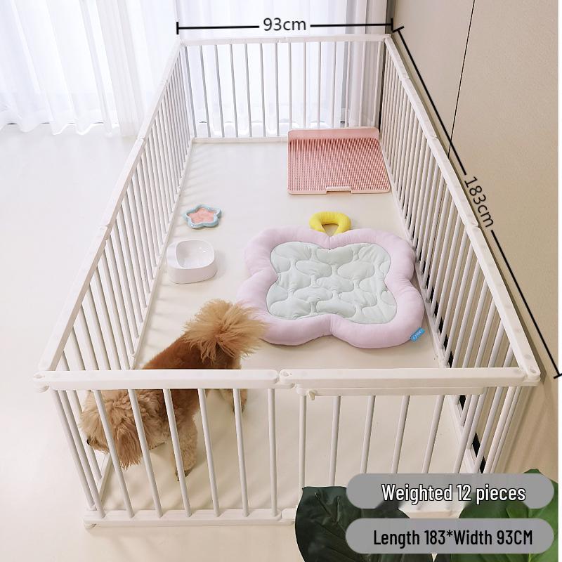 Meng Xiao Bao Indoor Pet Fence & Gate for Small To Medium Dogs and Rabbits