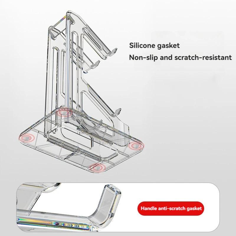 RGB Dual Game Controller Halter Acryl Gamepad Griff Halterung Display für X/PS4 Schalter Pro/PS5/Xbox Serie Joystick Rack Stand