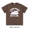 Women's I Need Money Not Job Printed T-Shirt 100% Cotton Oversized Savage Graphic Tees for Men Summer Tops Hustle Streetwear