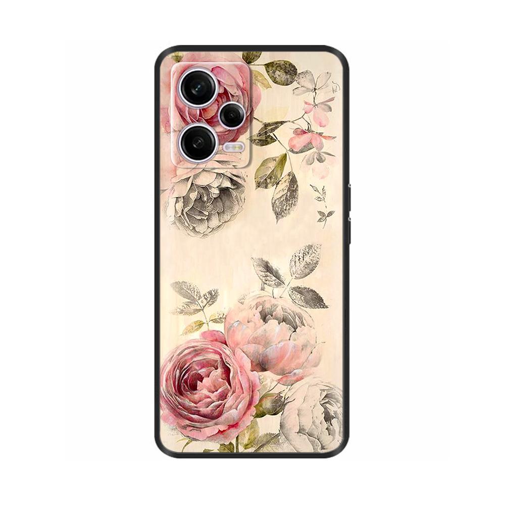 For Xiaomi Redmi Note 12 Pro 5G Case Note12 Cartoon Soft Silicone Back Cover For Redmi Note 12 Pro Note12 Pro Plus Phone Cases