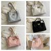 Korean Style Sweet Shoulder Bag Doll Pendant Luxury Handbag Trendy Underarm Tote Bag  Outdoor