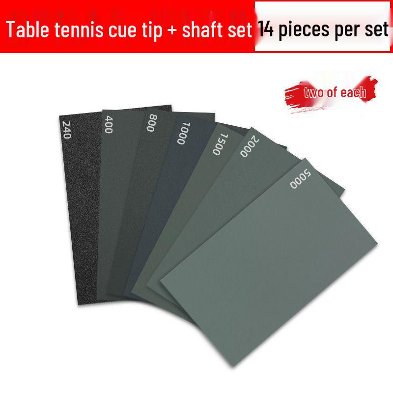 Multipurpose Wet Sandpaper Set for Polishing: Car, Jade, Amber, Wood, Metal, Wall, Billiard Cues