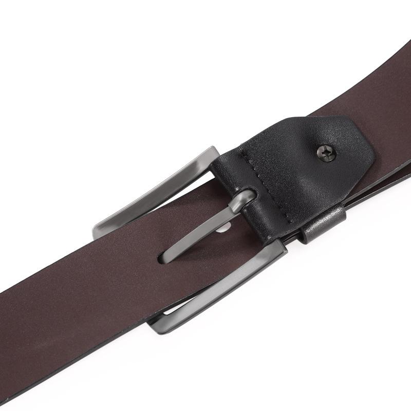 4.0 Pin Buckle Men'S Perforated Belt Tpu Rubber Casual Men'S Belt