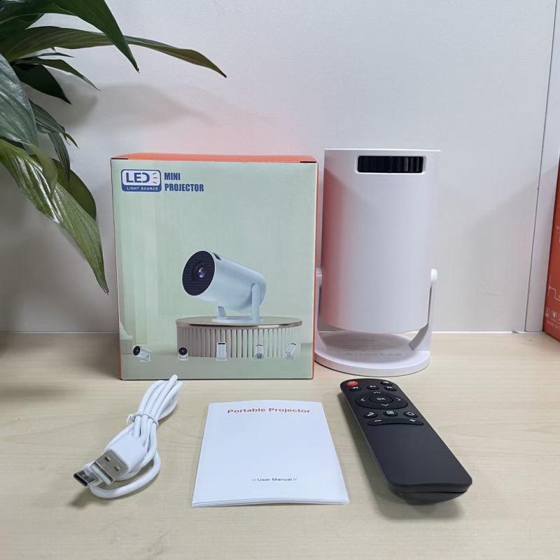 HY300 Pro 4K Smart Android Projector: Wireless Home Theater with Android 13 and Screen Mirroring