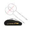 Li Ning Bazooka Full Carbon Badminton Rackets Speed Type Enhanced Swing Speed Advanced Level 5U White Pink AYPU091-55