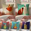 Anime Kwaii Game MMonument Valley Cushion Cover Pillowcase Short Plush Invisible Zipper Room Sofa Cushion Cover