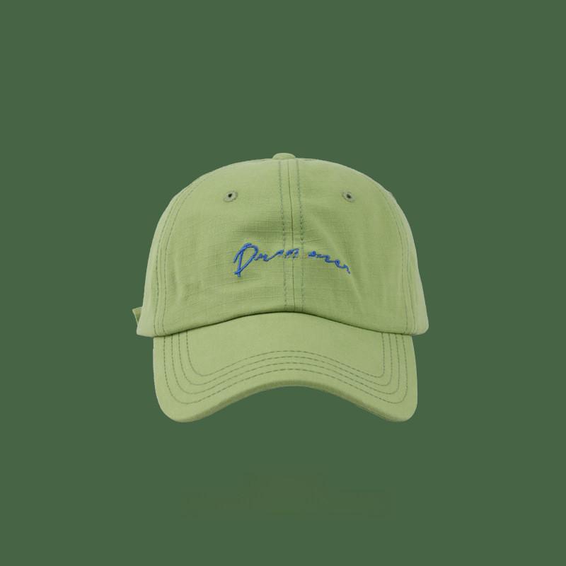 Casual Baseball Cotton Cap With Trendy Embroidery For Sports Beach And Streetwear
