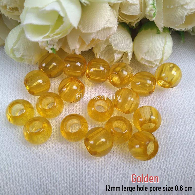 10MM Transparent Acrylic Round Beads for DIY Beaded Bag & Curtain Divider Accessories