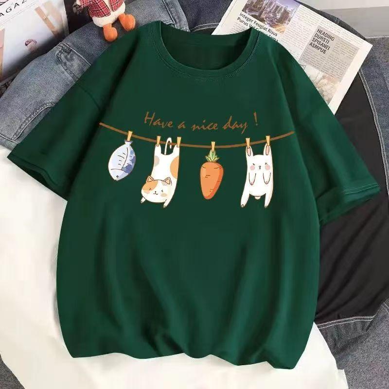 

Футболка из хлопка с короткими рукавами женская летняя новая свободная белая женская футболка с короткими рукавами 3XL