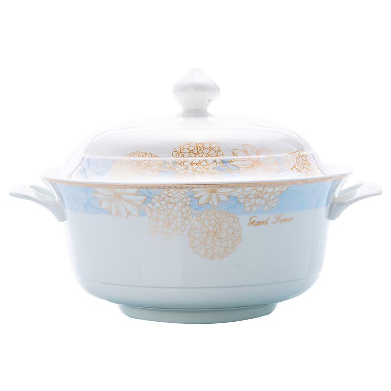 Zhi Shi Beautiful Time 60-Piece Luxury Underglaze Dinnerware Set