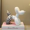 Balloon Contemporary Dog Resin Statue For Living Room Bar Table Decorations