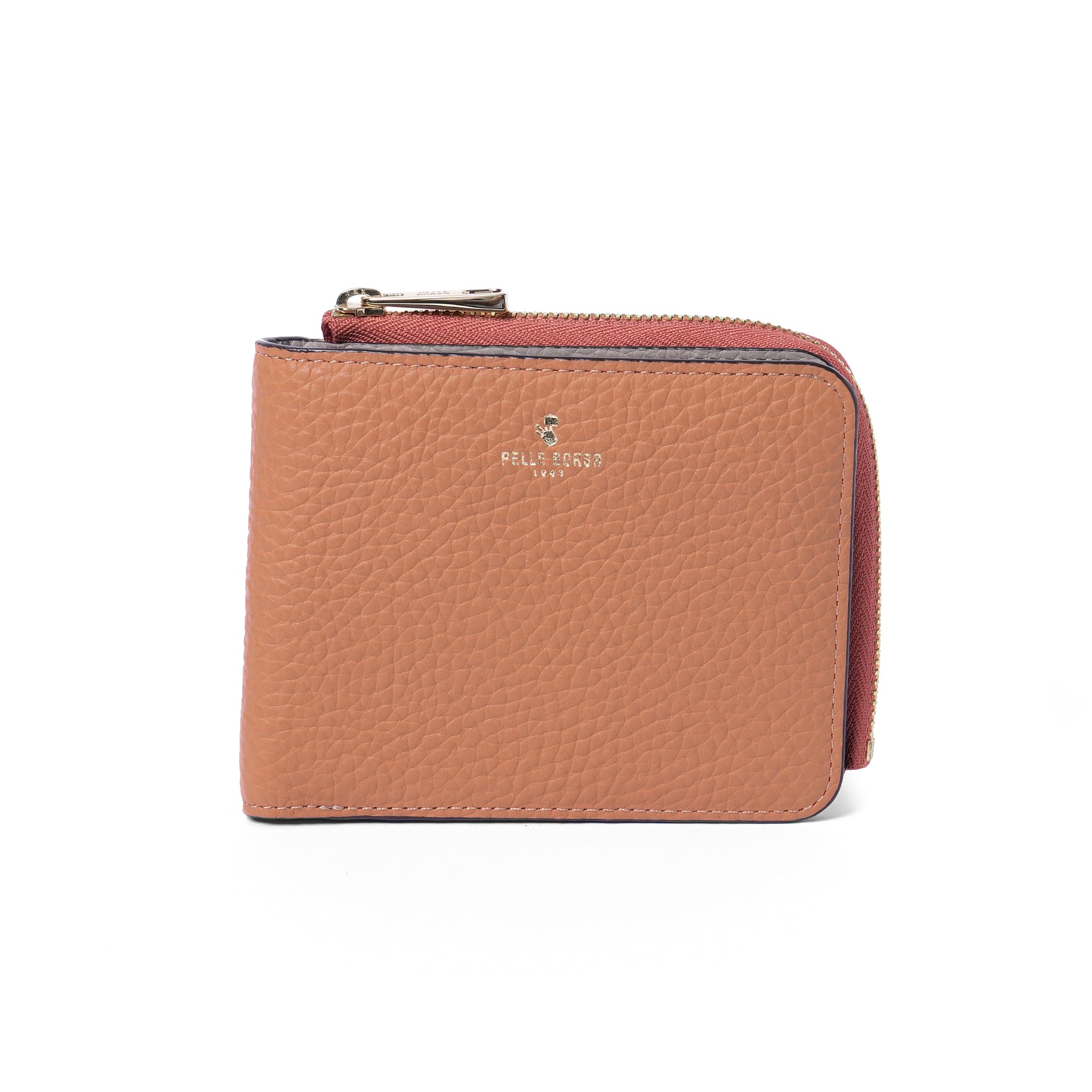 

wallet 4783 Salmon Orange [Pelle Borsa] Bi-fold (SO)