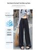 Women's Ice Silk High Waist Tencel Cotton Wide-Leg Pants - Summer Pink, Loose Fit