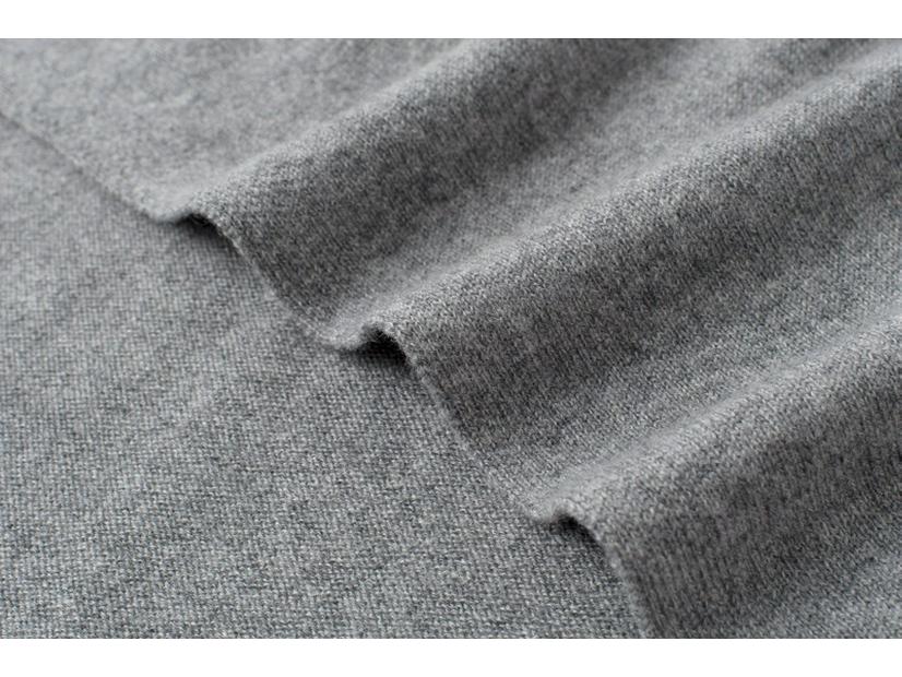 100% Pure Cashmere Versatile Shawl: Fashionable Warm Neck & Shoulder Warmer, Solid Color Scarf and Air Conditioning Cardigan Cape.