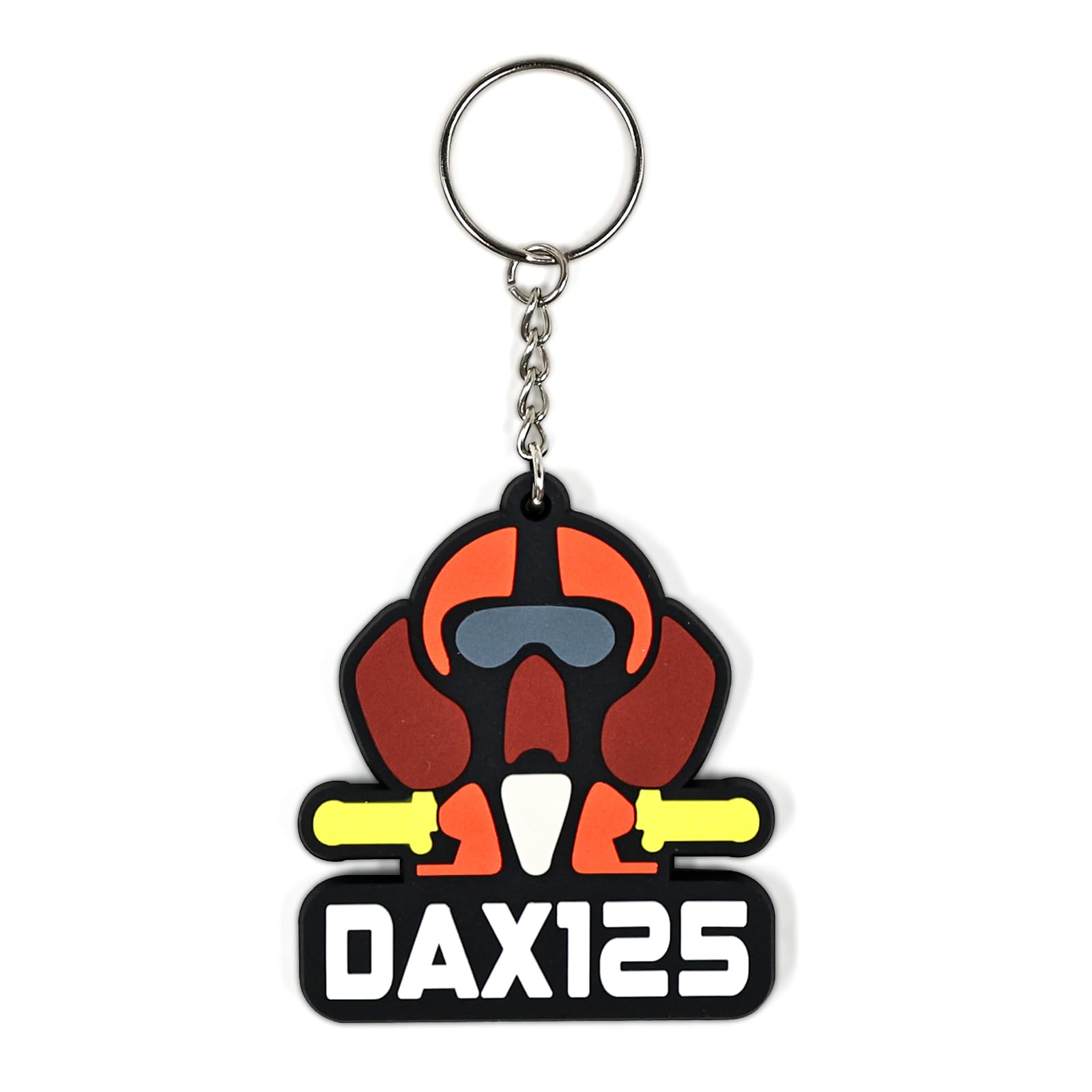 [Kcyerz] Брелок для ключей в виде мотоцикла Dax 125, брелок для ключей в виде велосипеда, кольцо для ключей, резиновый брелок в виде таксы, Dax 125