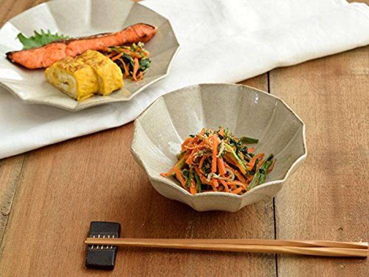 EAST table Rinka Reddish Made in Microwave and Dishwasher Product Bowl, Medium, 14.5cm, Beige, Japan, Safe, Code ic-01001