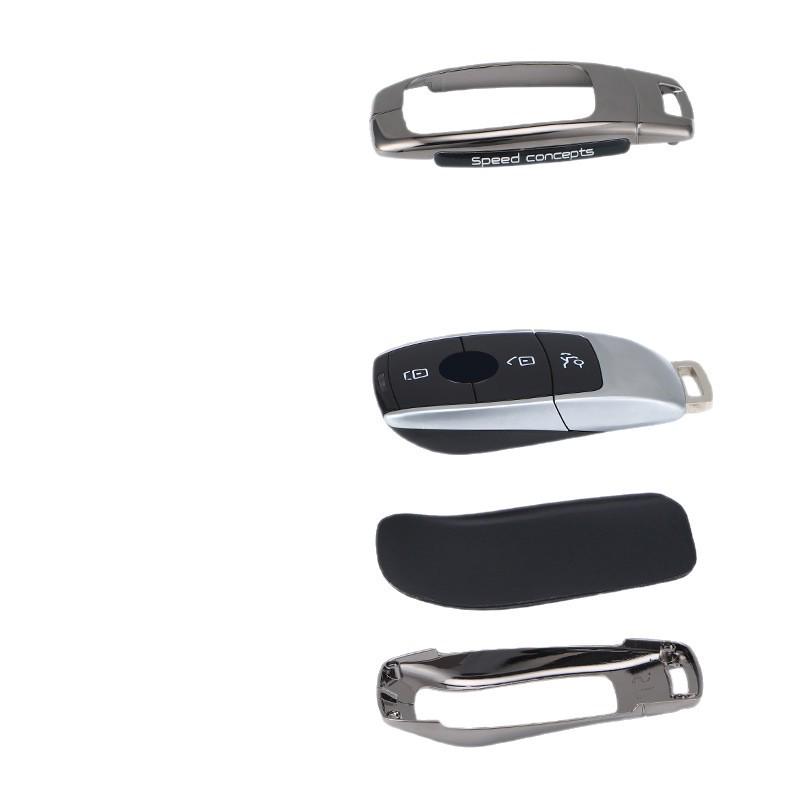 Mercedes Key Cover: Compatible with E300L, GLC260L, A200L, GLB, GLE350, and Maybach S models.
